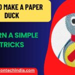 How-to-make-a-paper-duck